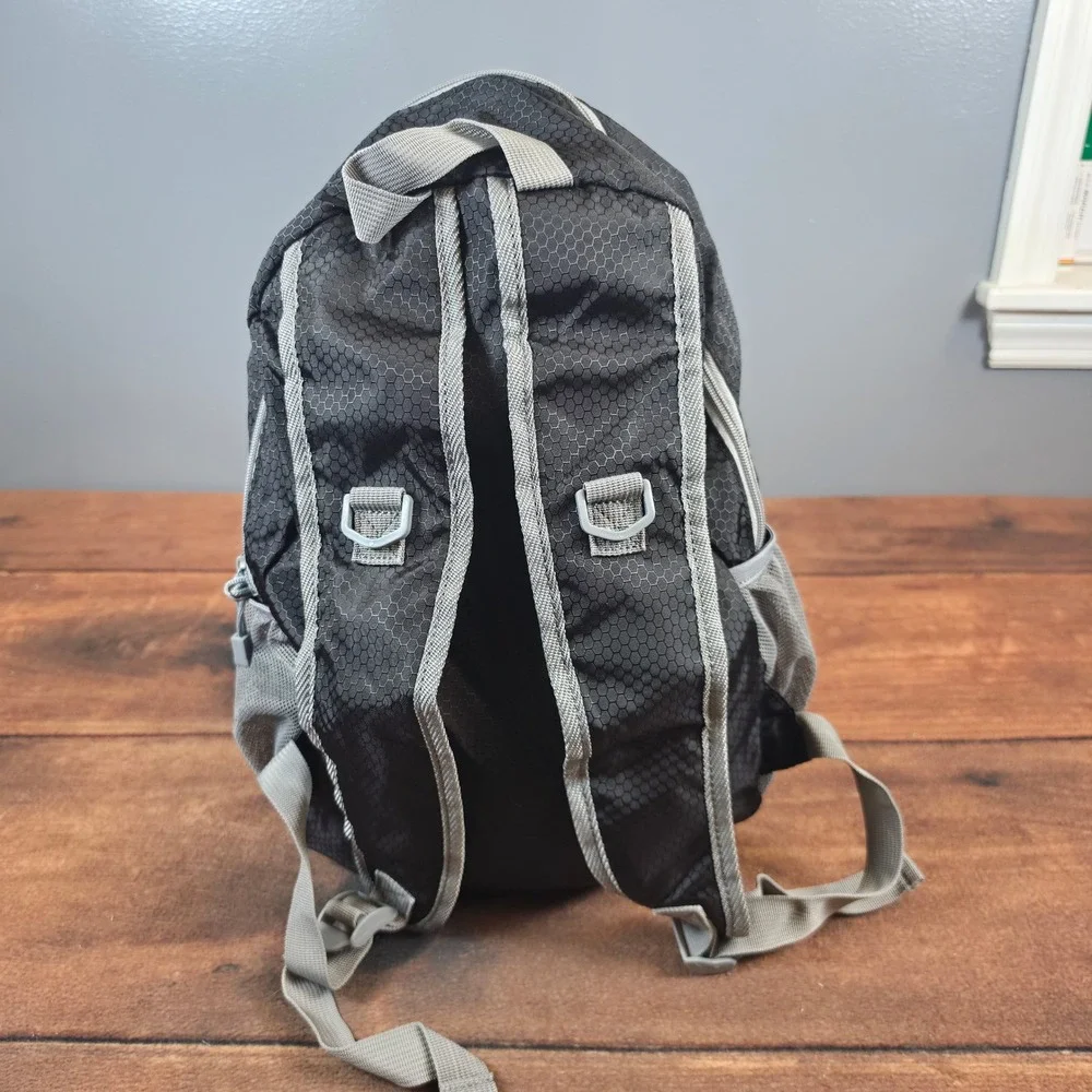 Jadinvali Foldable Backpack Mens Womens OS Black Excellent Ripstop Honeycomb Bag